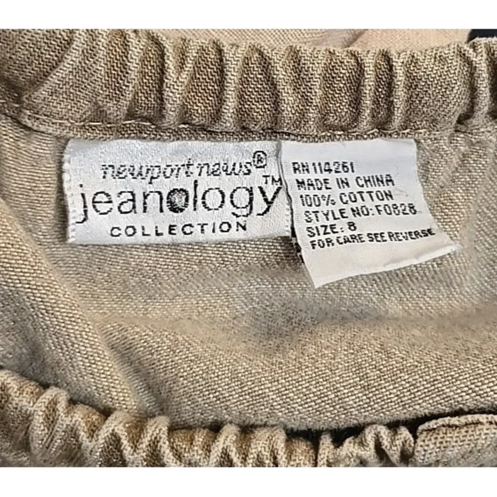 Newport News Jeanology Denim Women's Dress 8 Midi Cottagecore Quiet Luxury - Picture 12 of 14